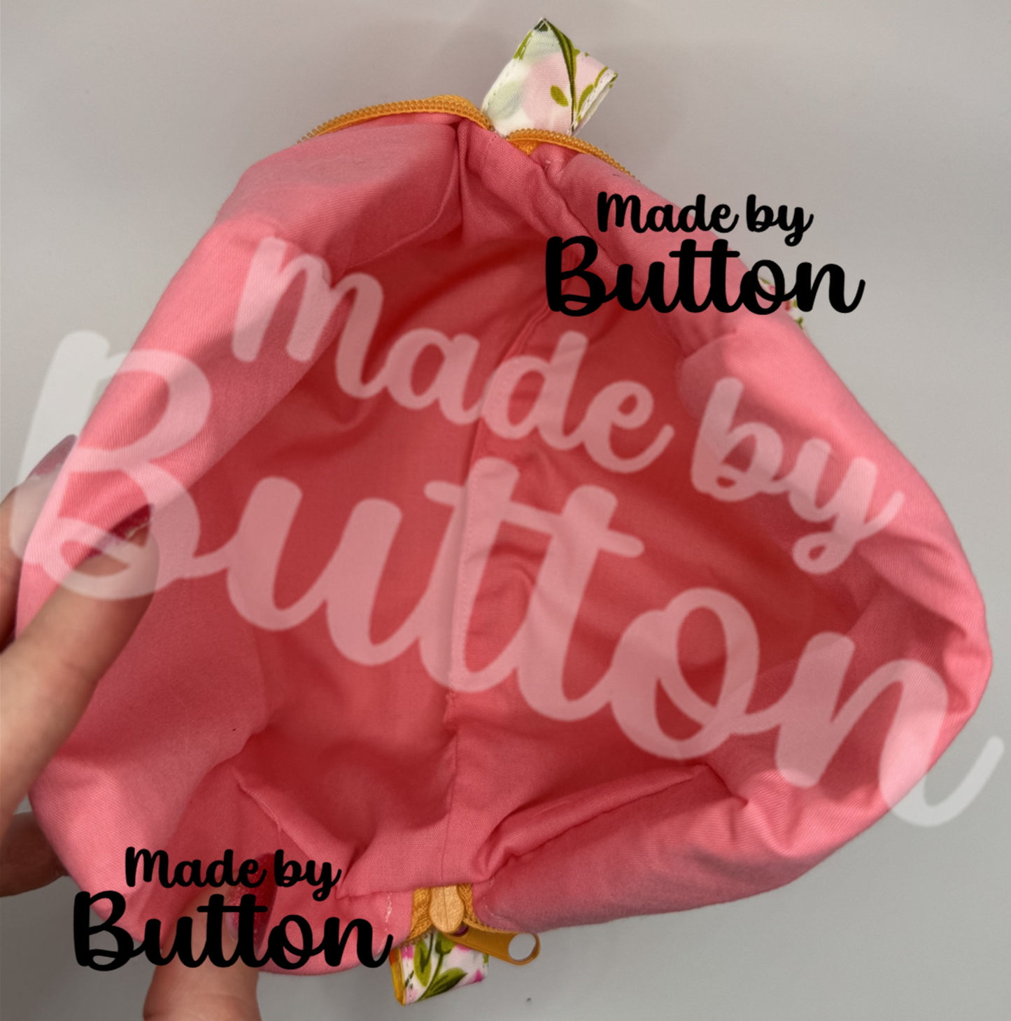 "Vivid Bouquet" Boxy Pouch