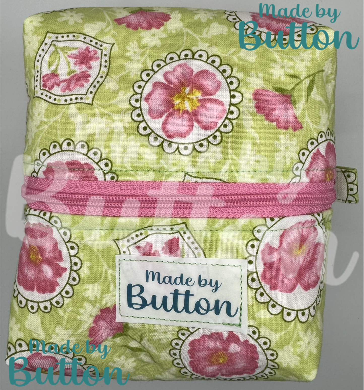 "Stamped All Over" Boxy Pouches