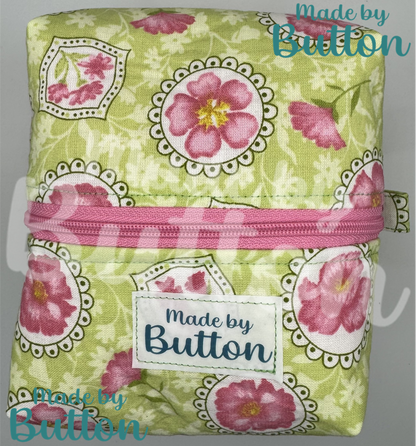 "Stamped All Over" Boxy Pouches