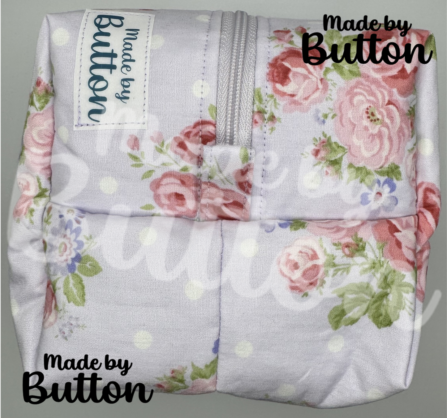 "Soft Polka Dot" Boxy Pouch