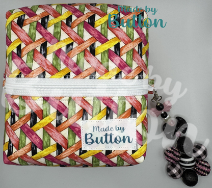 "Licorice Delight" Boxy Pouch