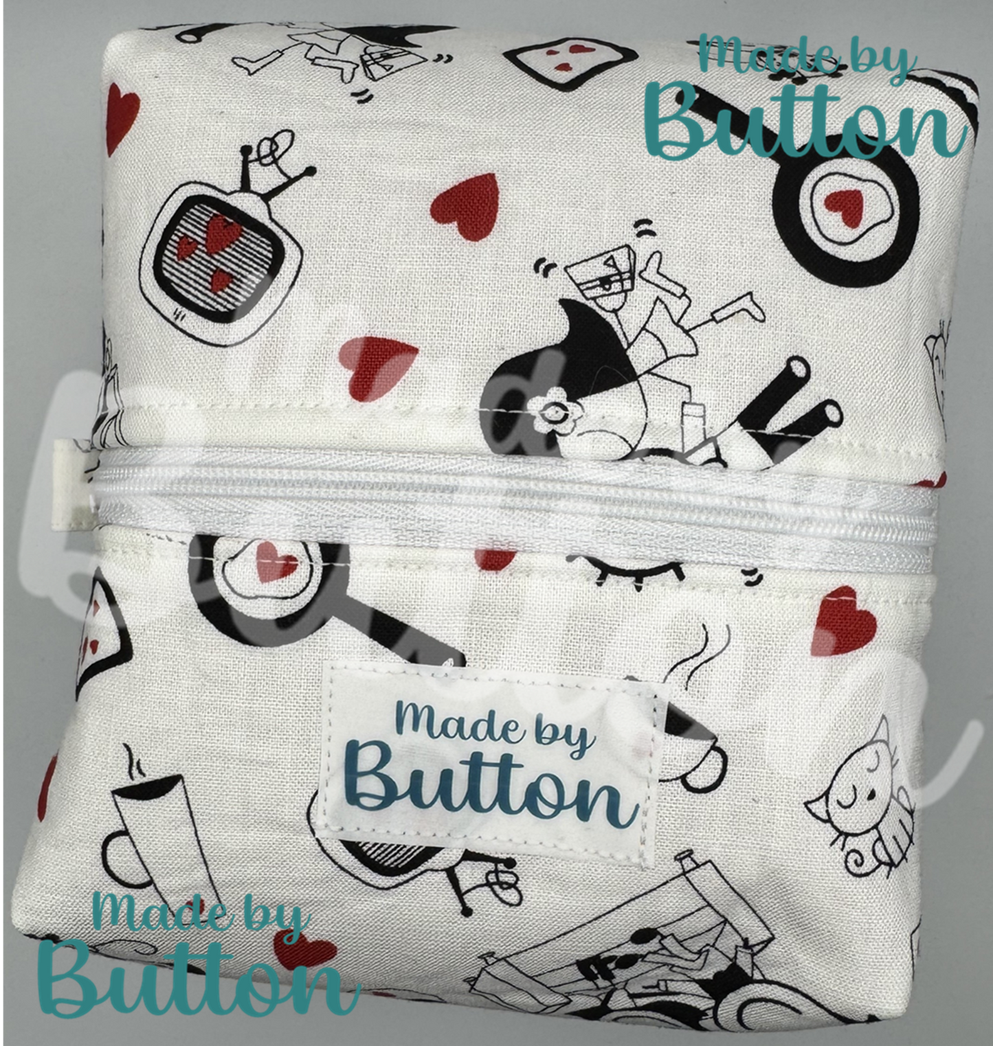 "Cozy Home" Boxy Pouches (Variant B)