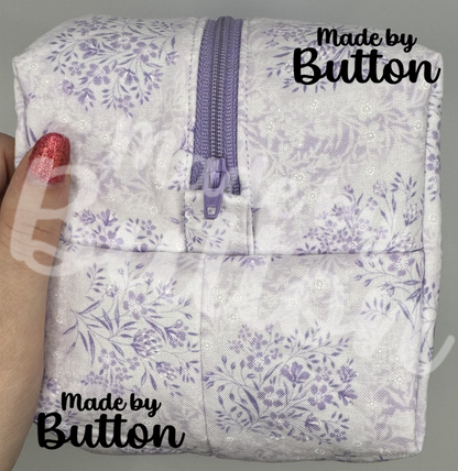 "Simply Lavender" Boxy Pouch (Variant B)