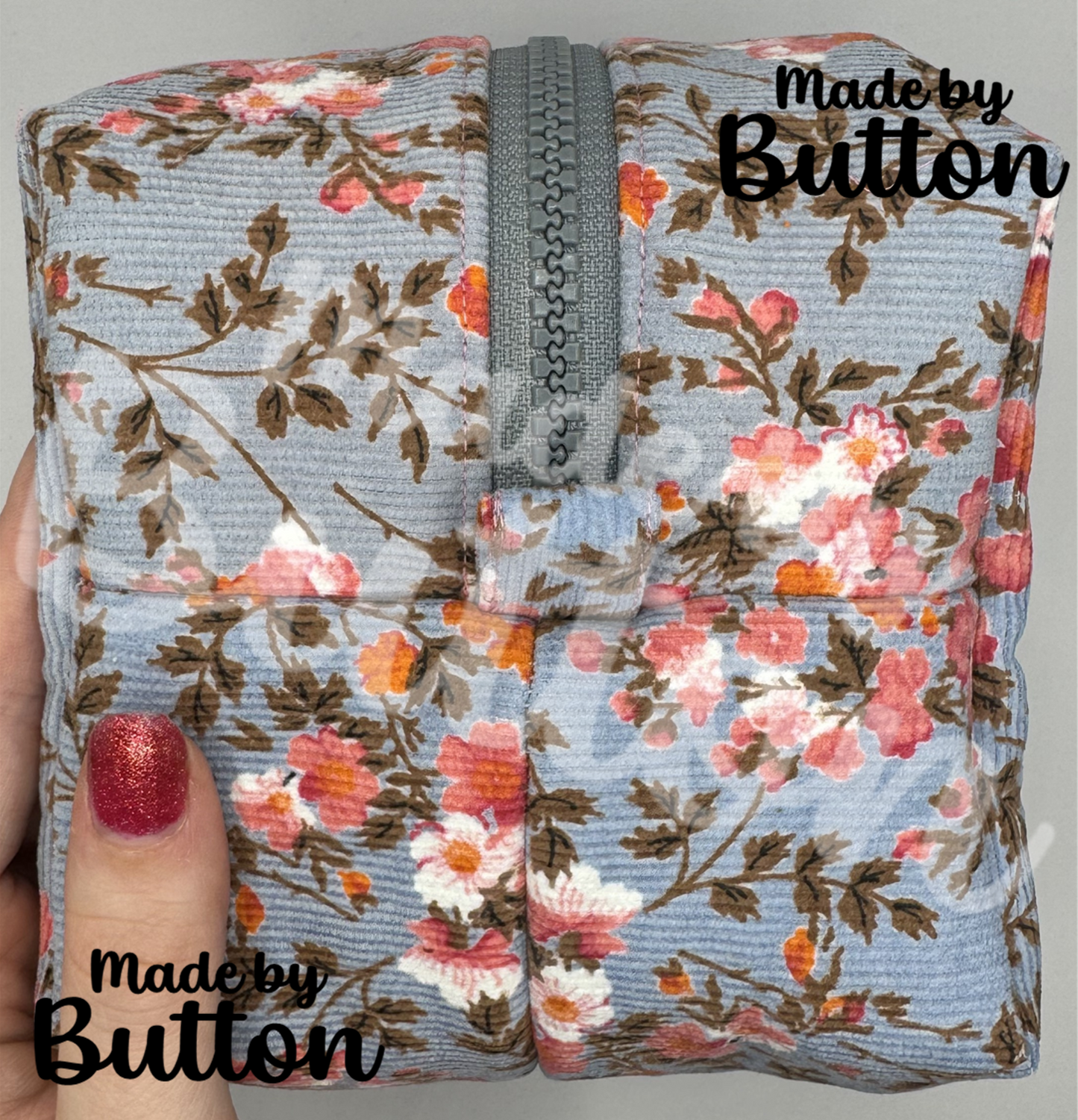 "My Time To Bloom" Boxy Pouch