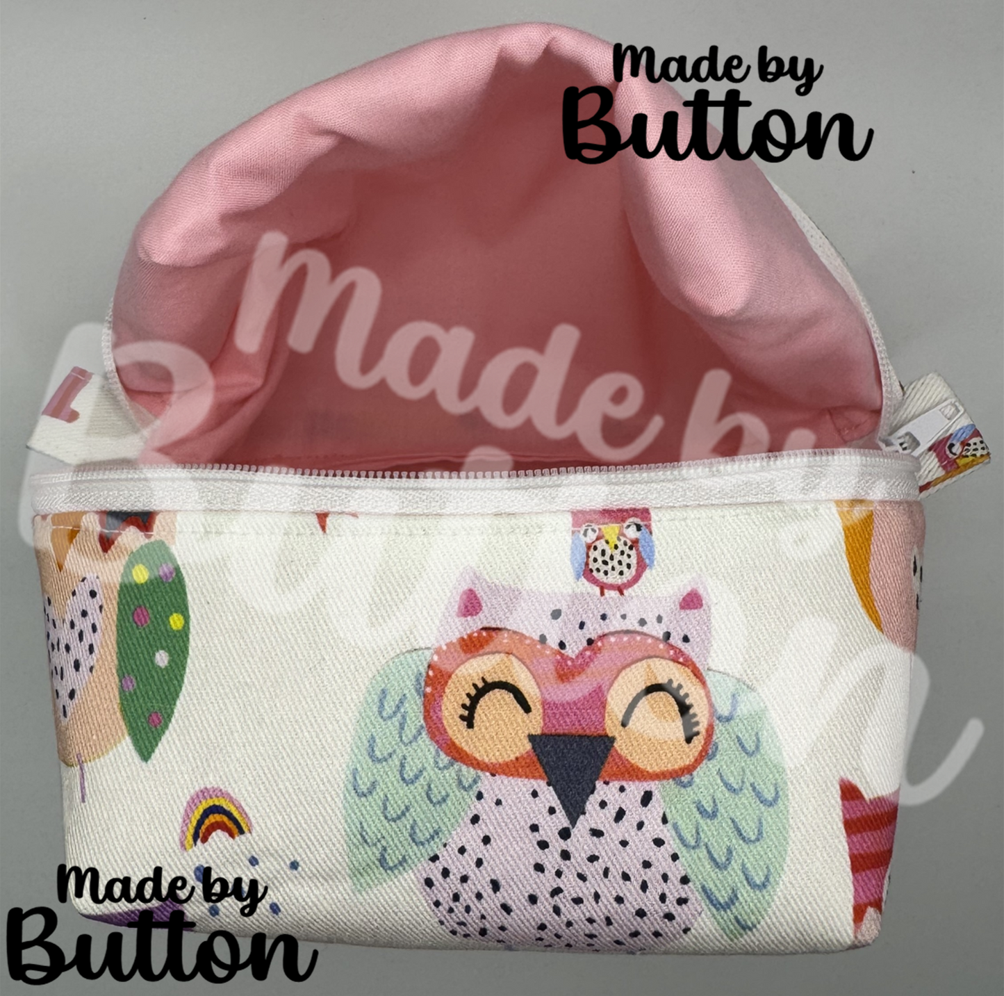 "Fashionista Owls" Boxy Pouch
