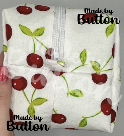 "Chomp This Juicy Cherry" Boxy Pouch