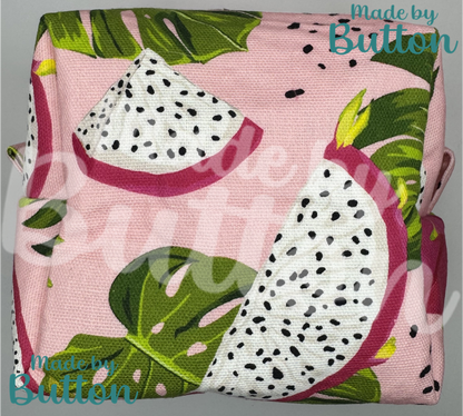 "Blushing Fruit" Boxy Pouches