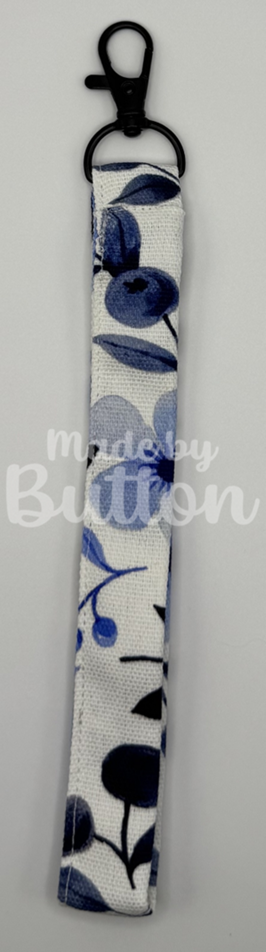 "Blueberry Bewilderment" Wristlet (Black)