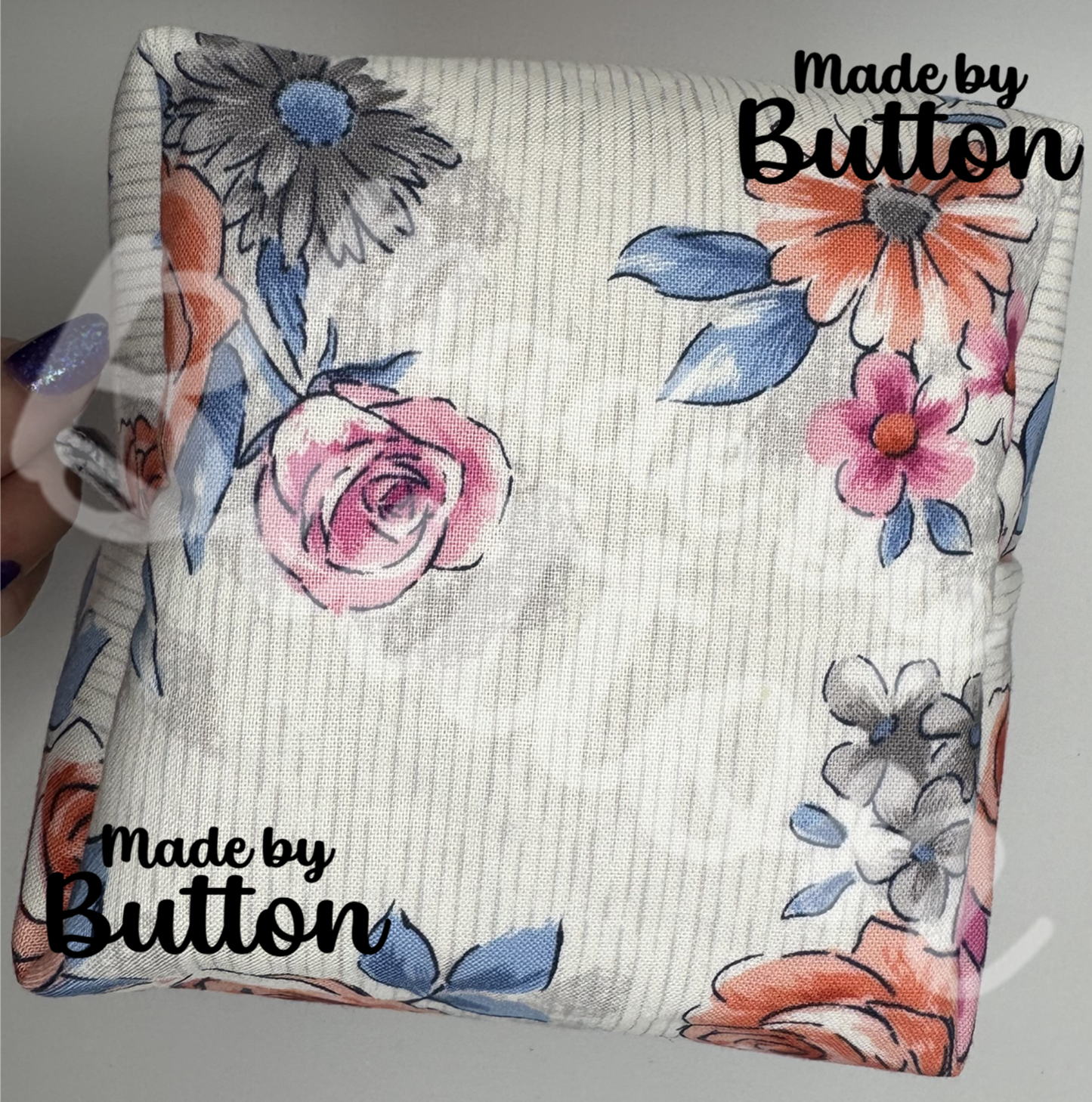 "Message To My Love" Boxy Pouch