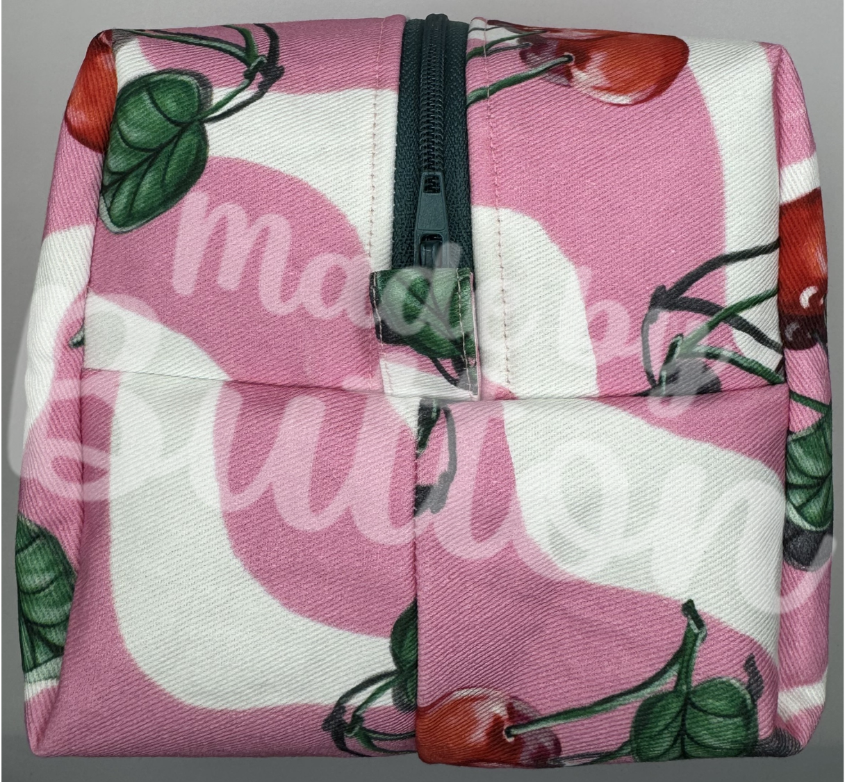 "Cherry Swirl Ice-Cream" Boxy Pouch
