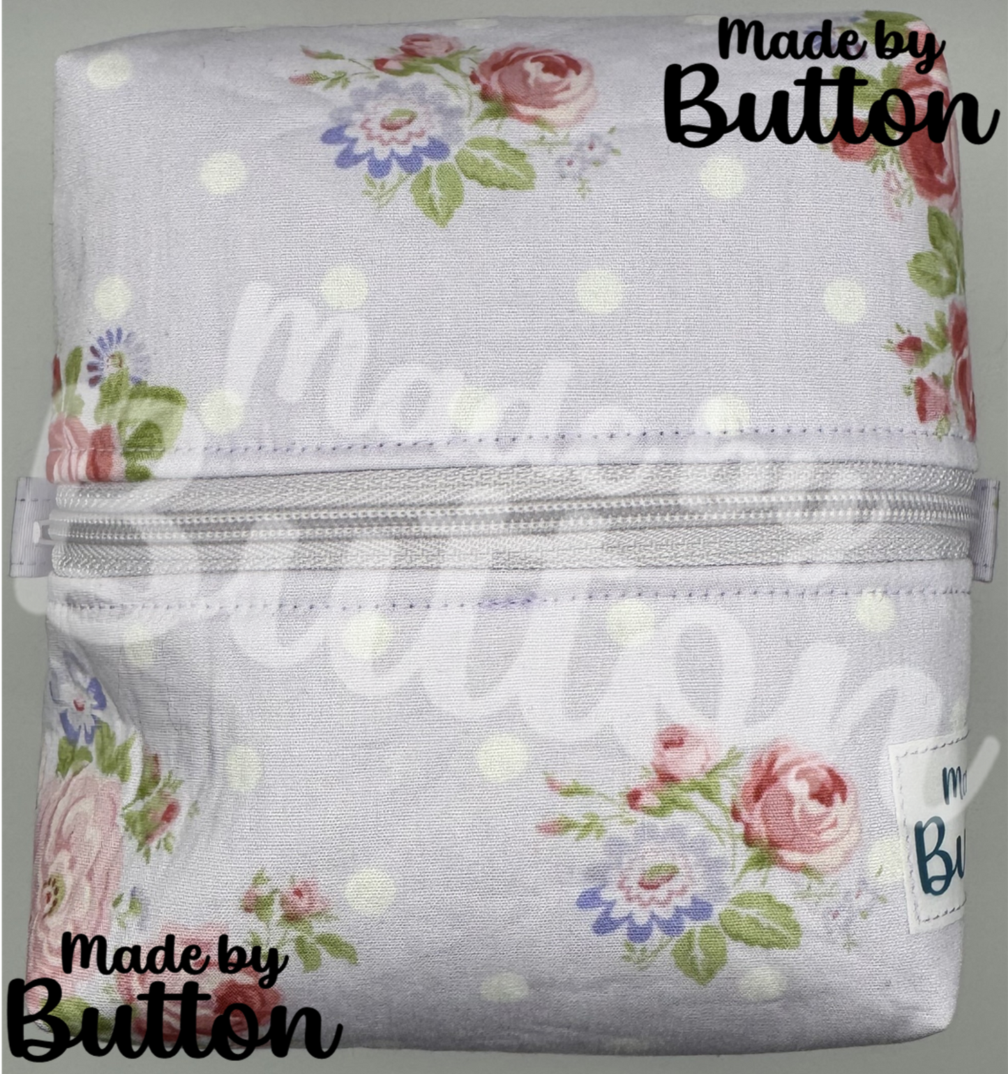 "Soft Polka Dot" Boxy Pouch