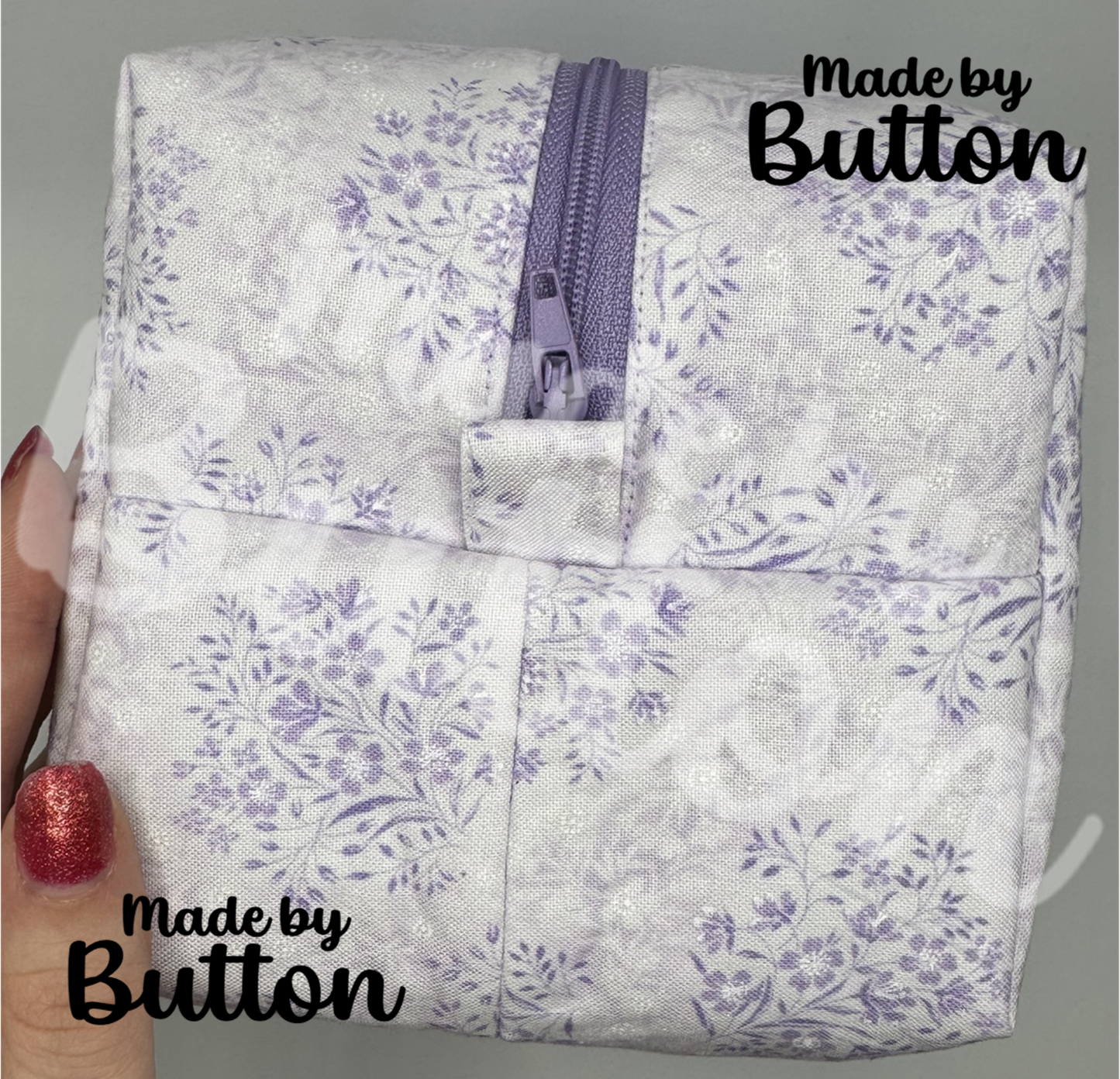 "Simply Lavender" Boxy Pouch (Variant A)