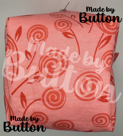 "Journey Through The Lollipop Flowers" Boxy Pouch