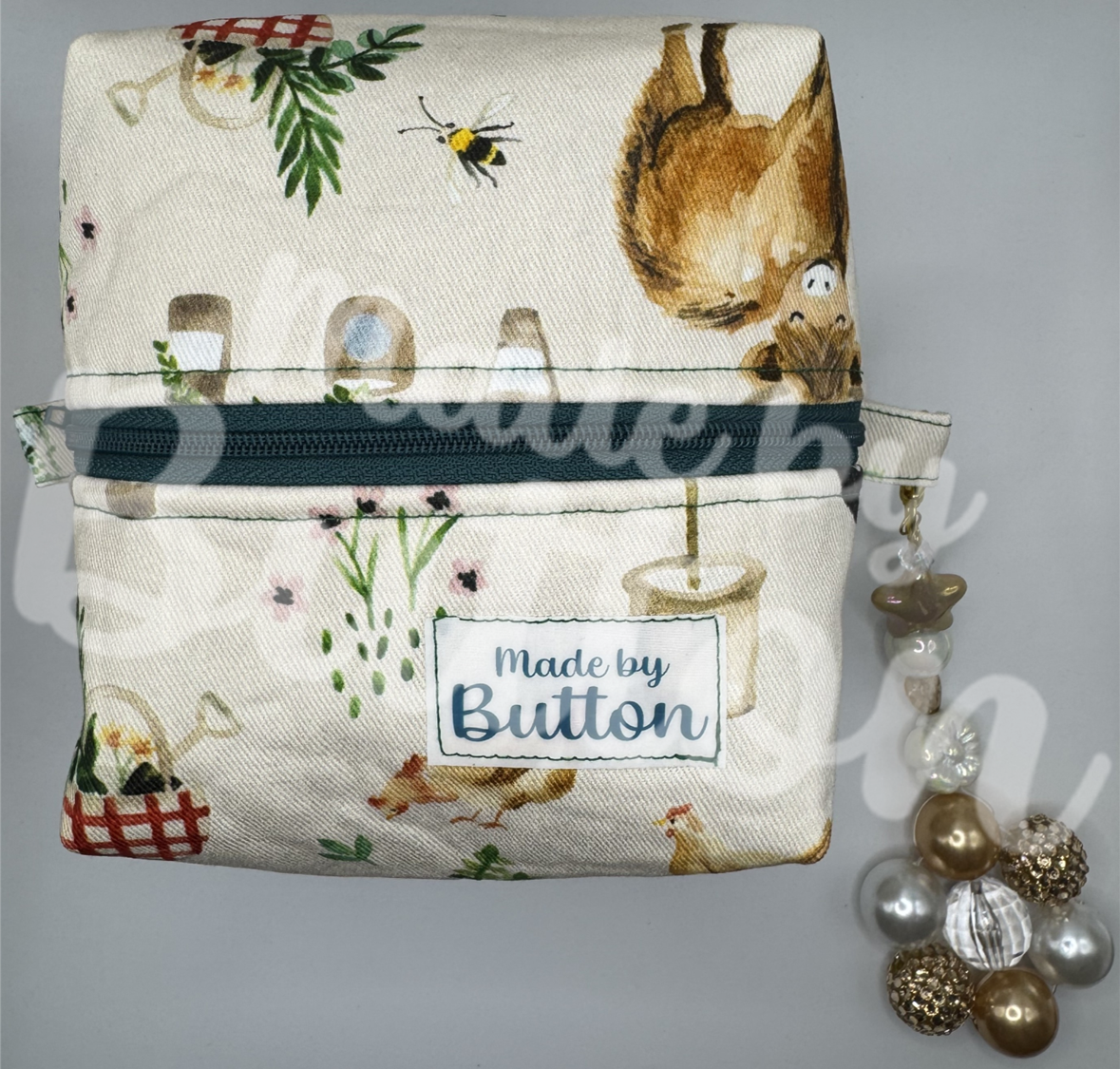 "Peaceful Farming" Boxy Pouch