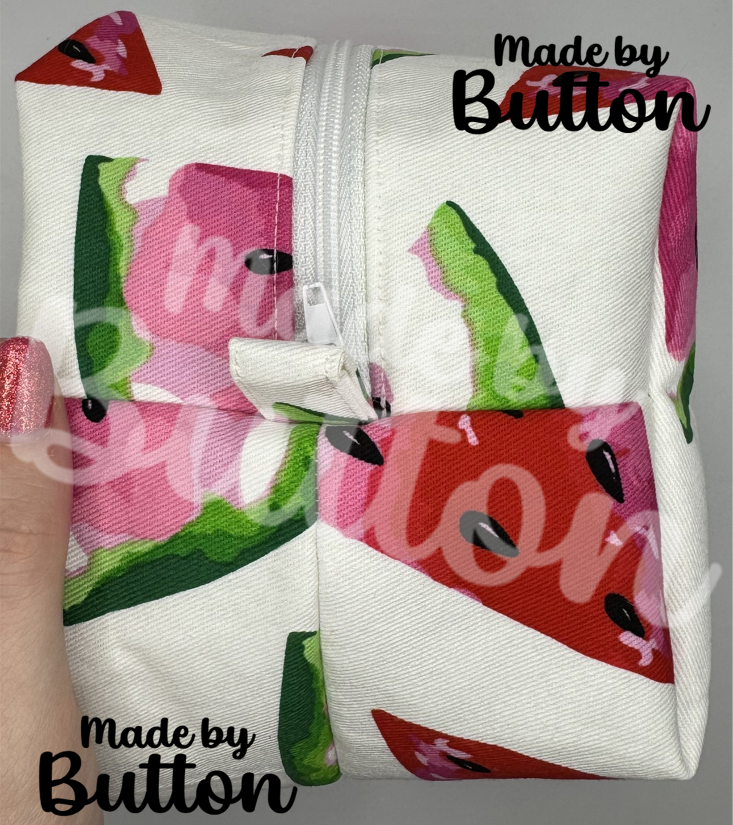 "Watermelon Refreshment" Boxy Pouch
