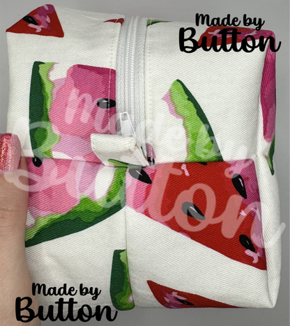 "Watermelon Refreshment" Boxy Pouch