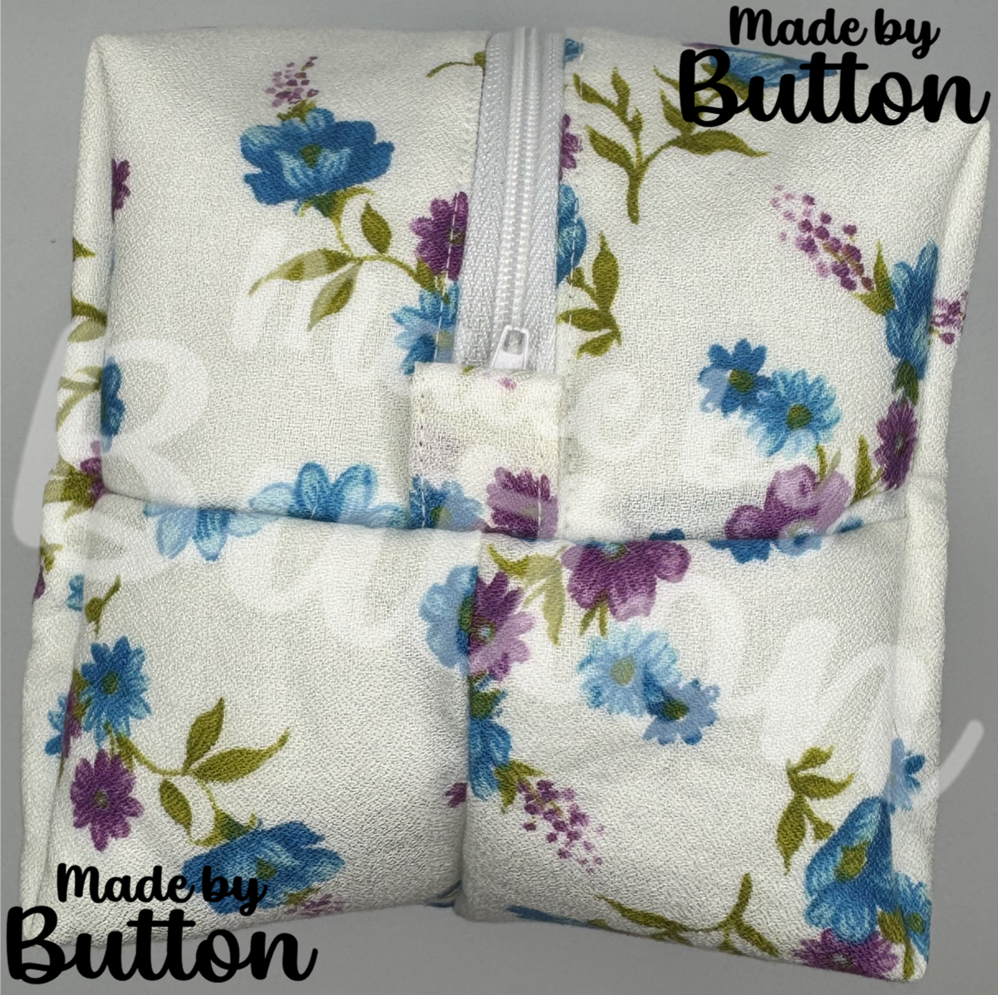 "Flowers For You" Boxy Pouch