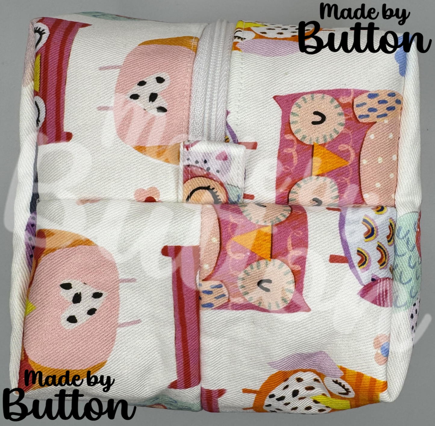 "Fashionista Owls" Boxy Pouch