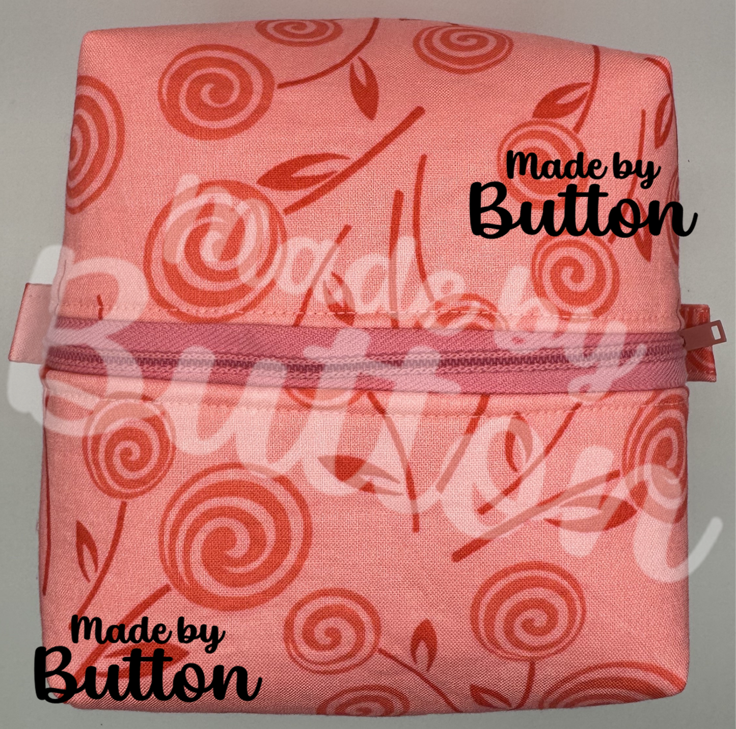 "Journey Through The Lollipop Flowers" Boxy Pouch