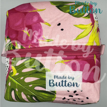 "Blushing Fruit" Boxy Pouches