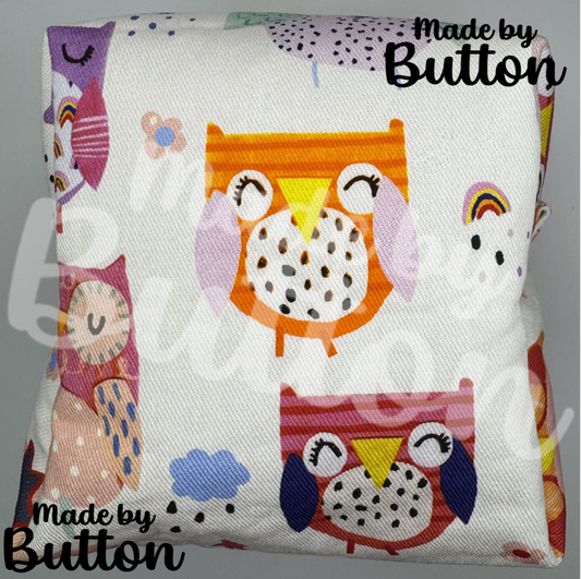 "Fashionista Owls" Boxy Pouch