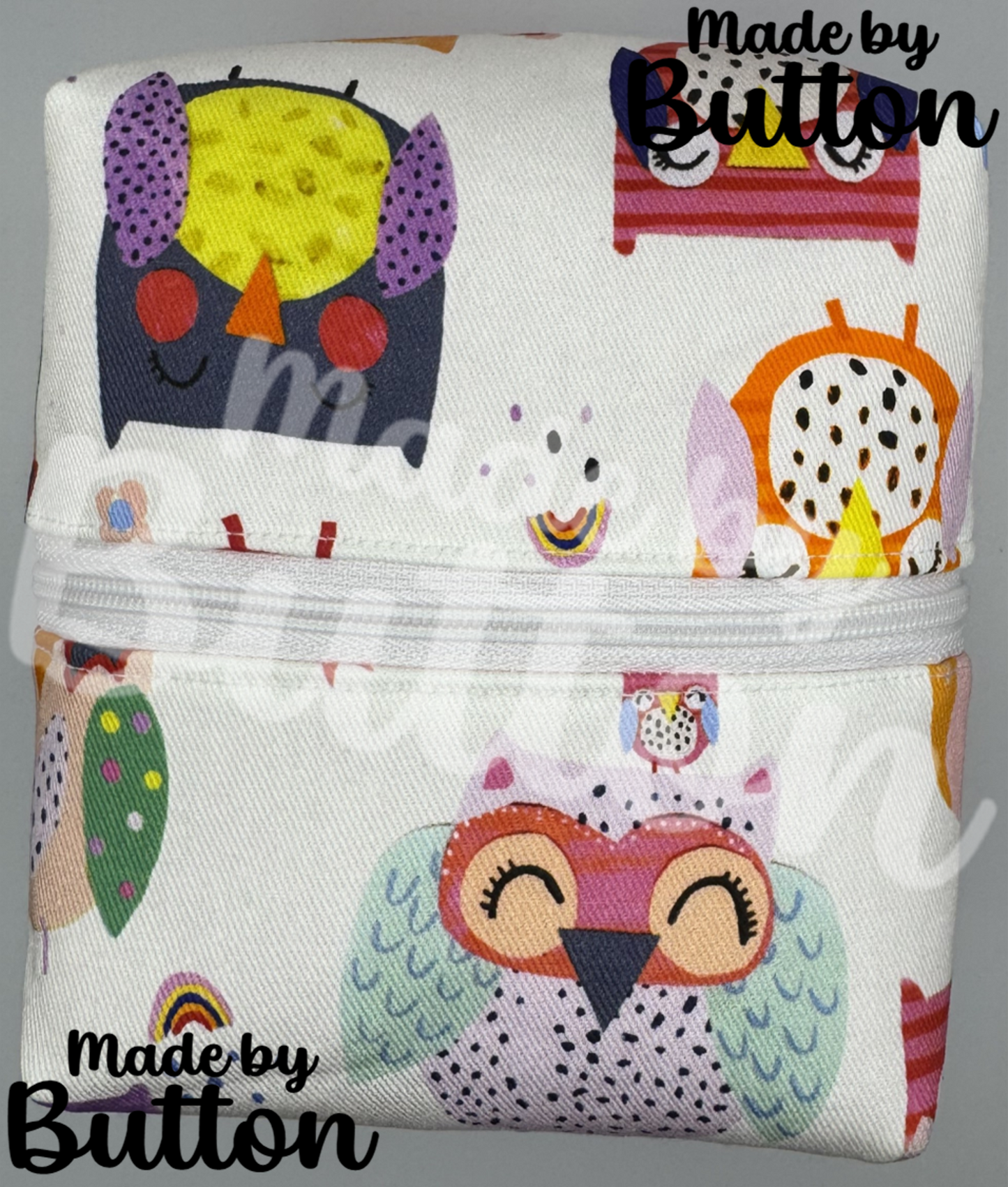 "Fashionista Owls" Boxy Pouch
